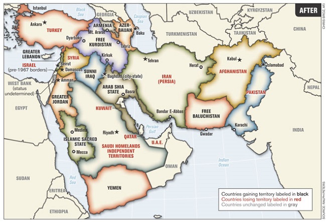 Μ. Ανατολή - οι χώρες που κερδίζουν συνεχώς έδαφος (μαύρο) και οι χώρες που χάνουν έδαφος (κόκκινο)2
