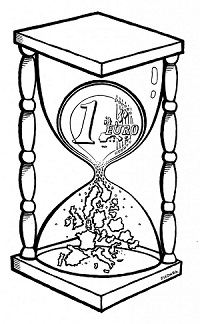 ICON - Κλεψύδρα, χώμα, ευρώ, hourglass, χρόνος